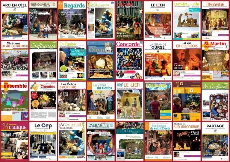 32 couvertures de crèches - Noël 2017