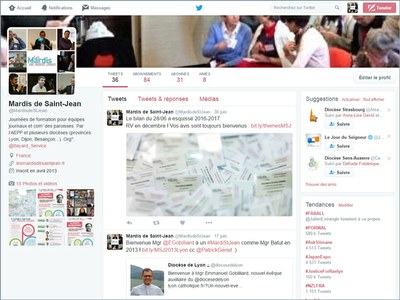 Compte Twitter Mardis de Saint-Jean
