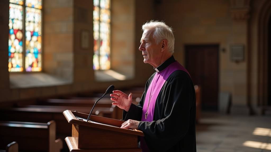 Mgr Bernard Ginoux lors d'une conférence