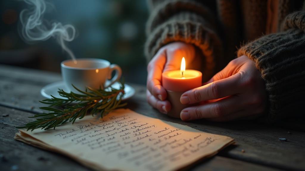 Page de journal paroissial de Noël avec des témoignages